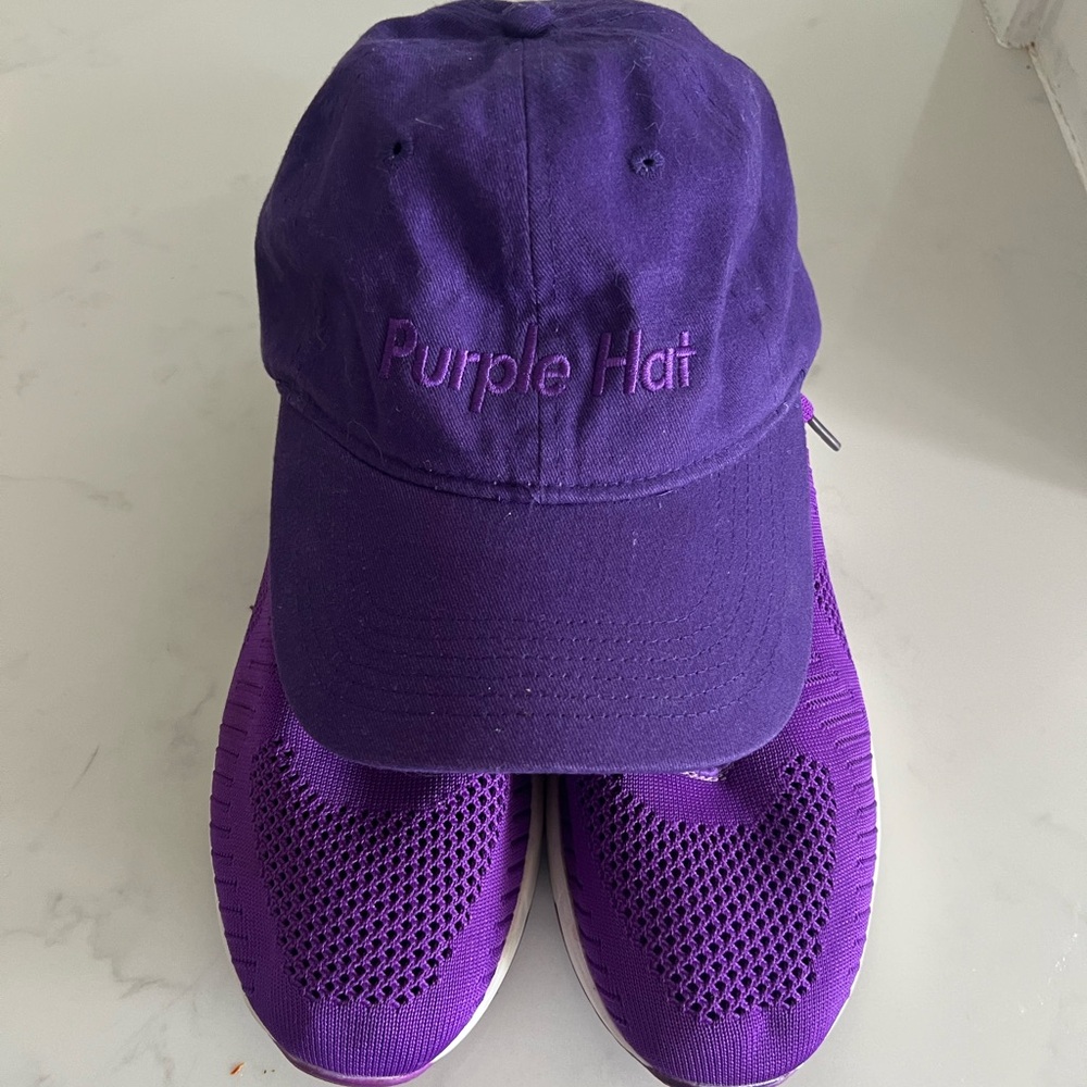 Sofi Tukker Purple Hat and Shoes Set